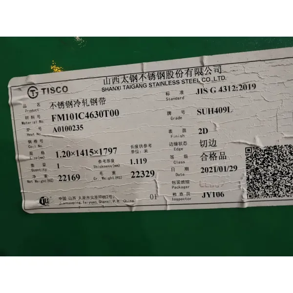 Corrosion Resistant Cold Rolled Polished Surface Stainless Steel Strip for Decoration Construction