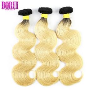 extremidade saudável frontal do cabelo do laço louro das extensões 13*4 do