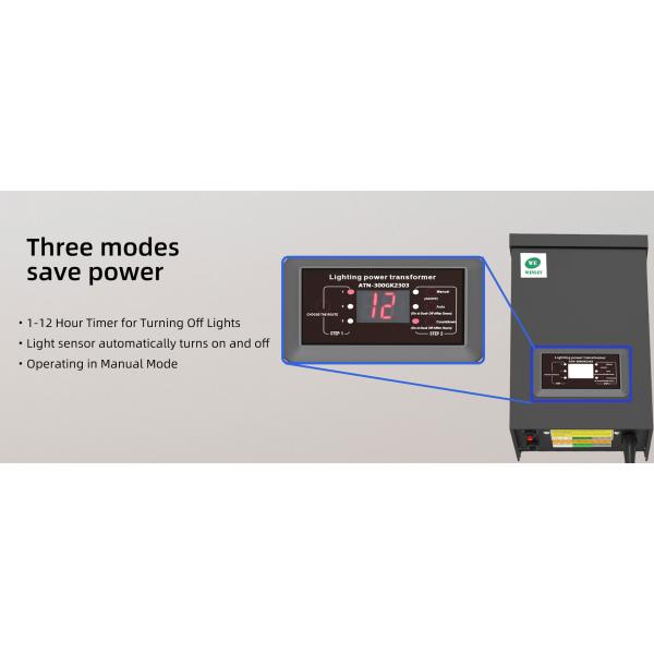 600w Low Voltage Landscape Transformer With Timer And Photocell Sensor 120v Ac To 12v 14v Ac