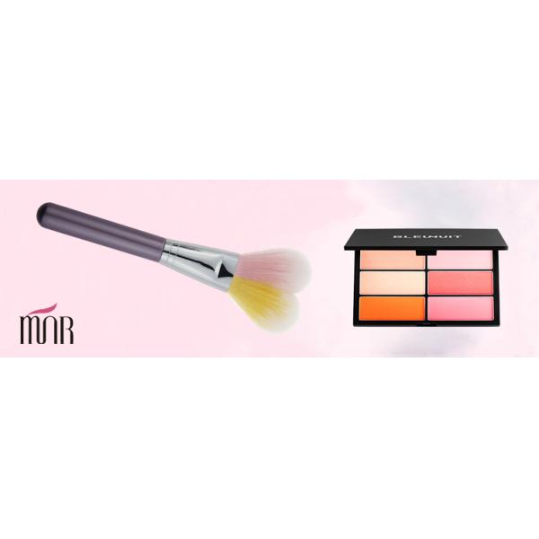 Professional Makeup Geek Contour Blush Brush For Contouring Face , Nylon Hair