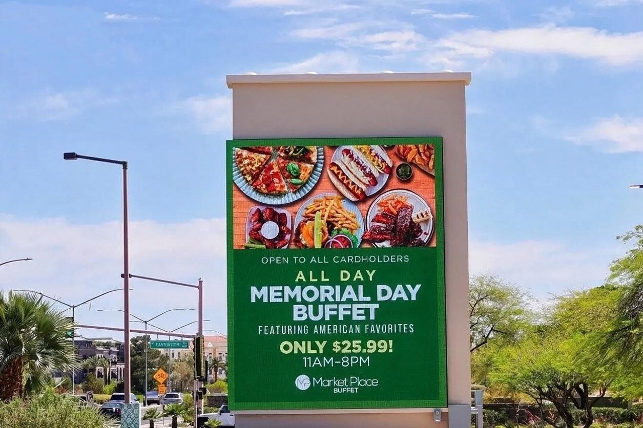 Outdoor LED Screen IP66 Waterproof Commercial LED Advertising Signage