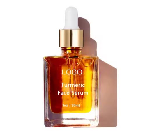Vente à chaud Étiquette privée Organique Curcuma Soins de la peau sérum facial pour éclaircir Brillant éclairant L' huile de sérum de curcuma