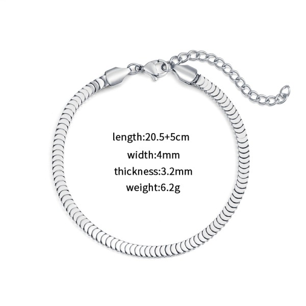 2024 Hot Selling Titanium Steel Necklace Bracelet Hiphop Punk Style Highend Clavicle Chain Design for Men and Women Necklace