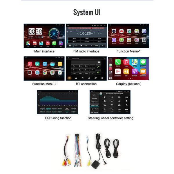 MTK 9211 Автомобильный DVD-плеер GPS 4 ядра WIFI GPS поддержка сенсорного экрана Задняя камера Автомобильное радио