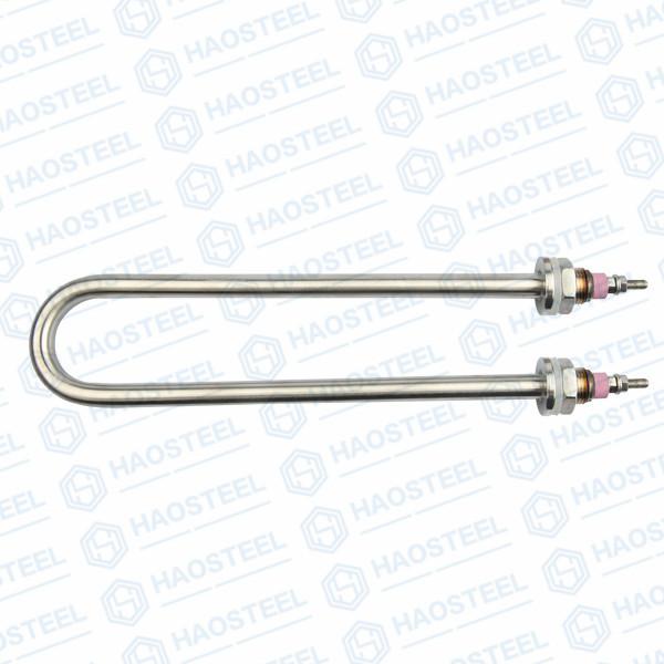 Metal Tubular U Shaped Heating Stainless Steel Pipe 200V Heat Resistance