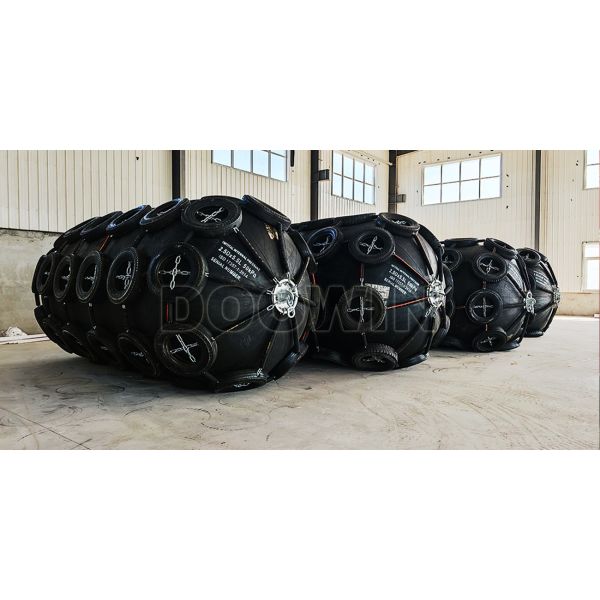 Ailes d'amarrage de bateau d'amortisseur en caoutchouc gonflable de Yokohama