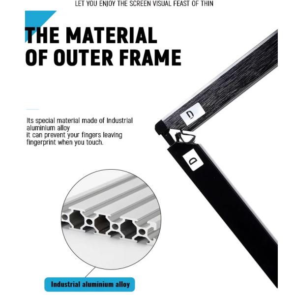 Diy 50 Inch Laptop Screen Frame , Laptop Display Frame For Interactive Table / Kiosks