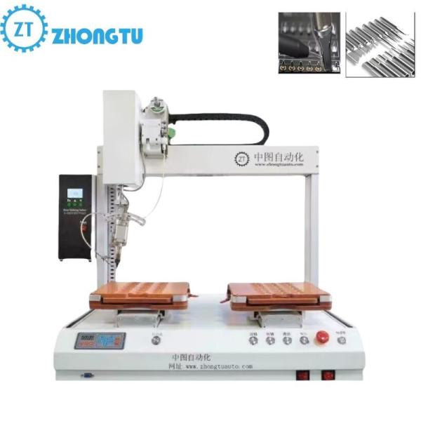 Zhongtu Desktop Automatic Soldering Machine Equipment with Dual Stations for PCB Soldering
