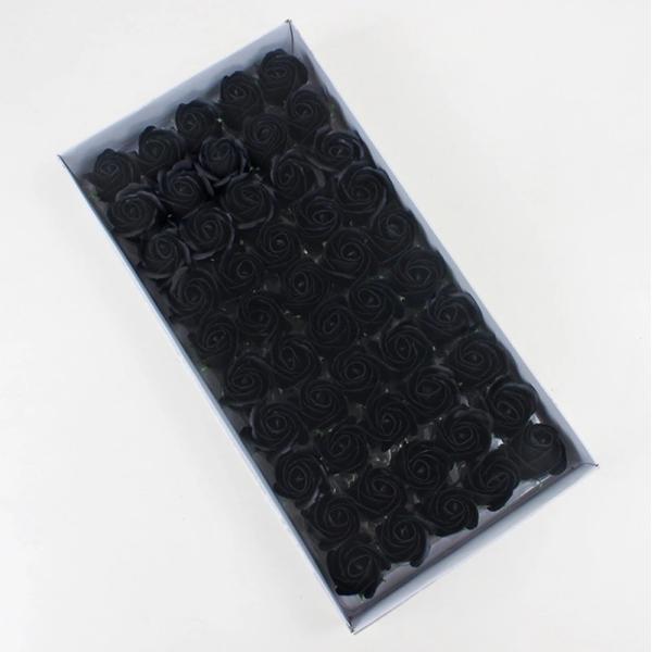 Wholesale Soap Rose Head Artificial Flower 3.5cm 50pcs/box for DIY Wedding Decoration Birthday Holiday