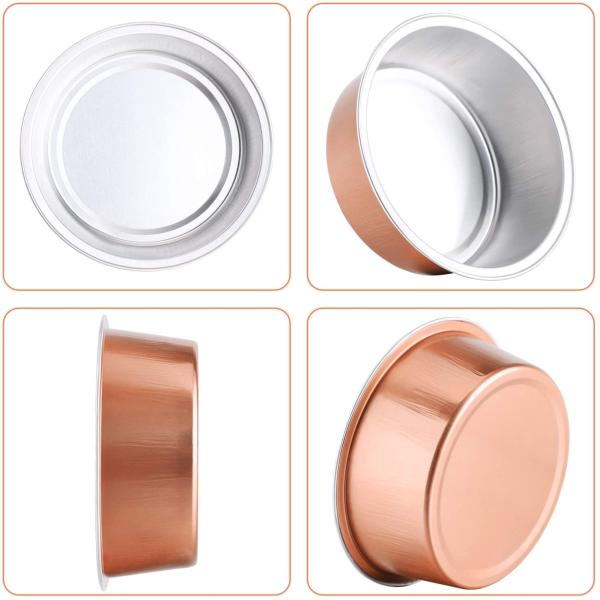 Food grade Disposable Customize Colorful Cake Pudding Aluminum Foil Baking Cups packing work from home