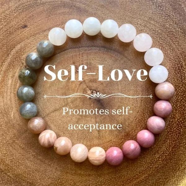 Natural Stone Beaded Real Stone Bracelet  Hand Unisex 8mm Tarnish Free