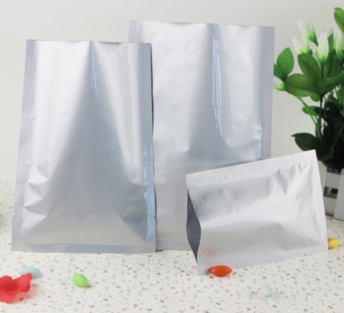 Heat Sealable Aluminum Foil Packaging Small Bags With Tear Notches Mylar Vacuum Sealer Smell Leak Proof Pouches