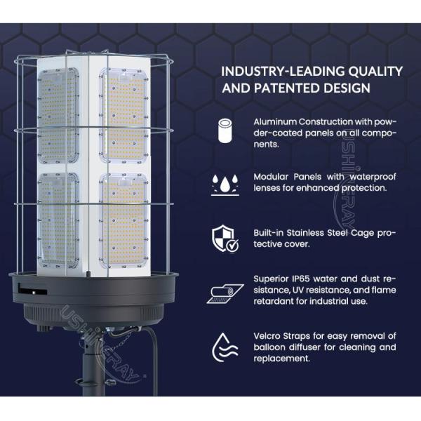 Torre de luz de globos de 1000W para eventos al aire libre Fiestas Exposiciones de rodaje de películas