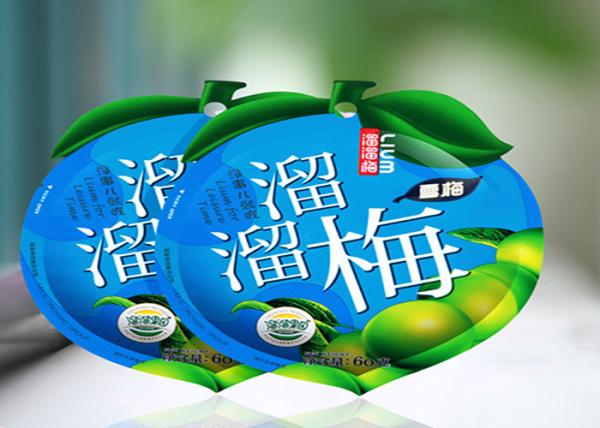 Laminated Material Food Grade Packaging Special Shape Bag For Preserved Snack