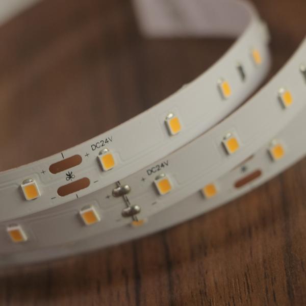 ERP 2835 70LEDs por C.C. BRANCA 24V 4.8W/M de M 3000K CRI90 5 anos de garantia