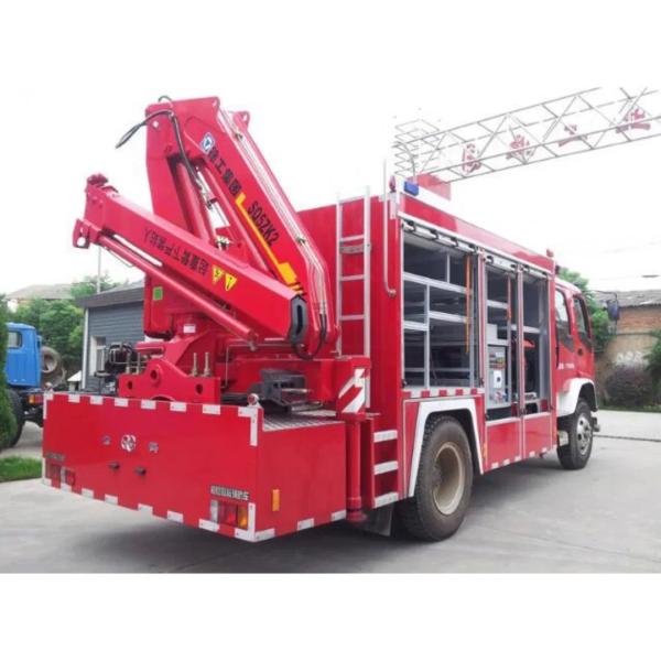 ISUZU Emergency Rescue Fire Vehicle Fvr 240HP 5tons Crane Rescue Fire Truck