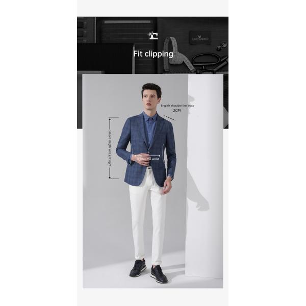 Fashion Slim Casual Coats Handsome Business Jackets 3 piece Suits for Men LCBZ Striped