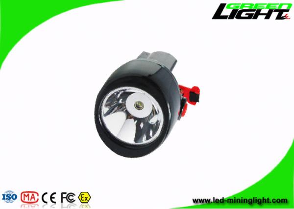 2.8 Ah Cordless LED Headlamp Rechargeable , Long Working Time Miners Cap Lamp