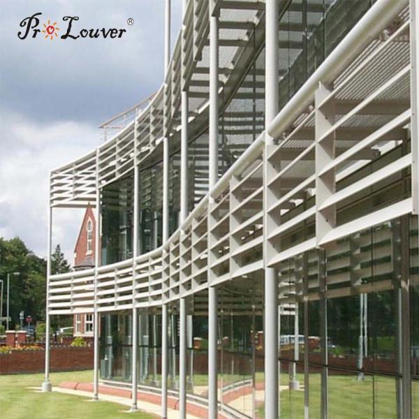 China wholesale Aerofoil fixed sun louver screen,Exterior Aerofoil screen