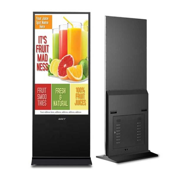 Wall Mounted Windows Wireless LCD Digital Signage Player 65 Inch 1080P 8ms Indoor / Outdoor