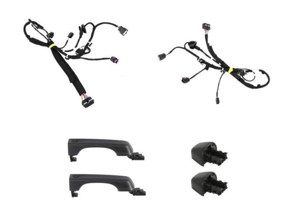 Plastic Black Car Door Accessories car door pull handles
