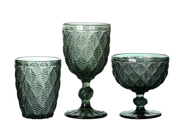 Lead Free Solid Colored 8 ounce Crystal Ice Cream Cups CE Approved