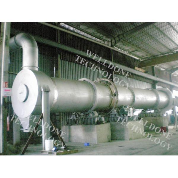 Большой сушильщик роторной печи жизненного периода длинной жизни уровня производства для химиката и продуктов питания