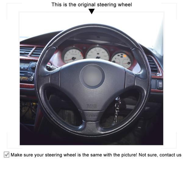 Custom Fit Steering Wheel Cover for HONDA Integra Type R DC2 1998-2000 Civic EK9 1997-2002