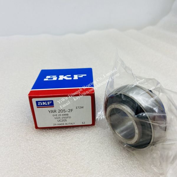 Insert bearing with set screw locking and extended inner ring YAR 205-2F
