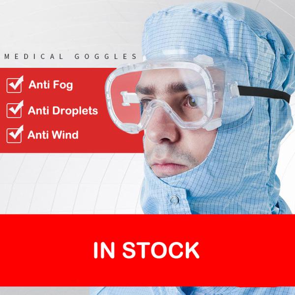 Scratch Resistant Medical Safety Goggles Custom Anti-Splash Hospitable Grade
