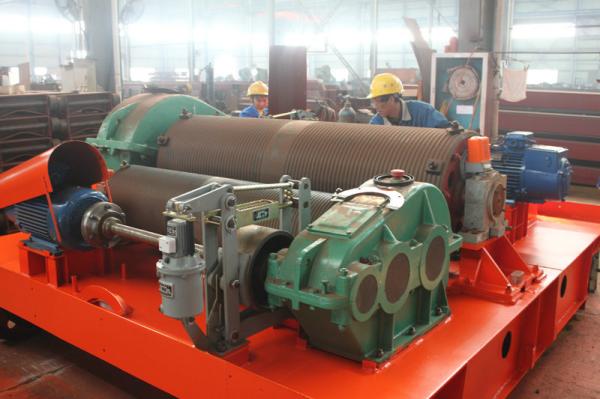 Small Electromagnetic Electric Trolley Hoist With Control , Custom Color