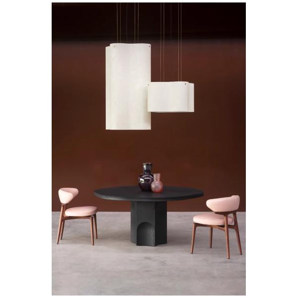 2000LM Lustre en tissu blanc