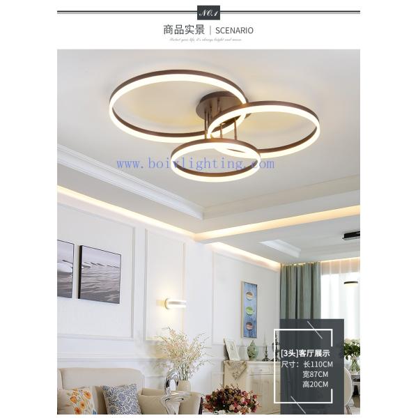 LED Lights Lamp Circle Rings Simple Style Romantic Ceiling Lighting For Wedding Hall Decoration