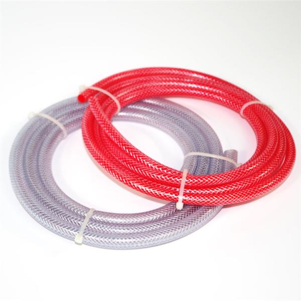 Transparent Braided Hose/PVC Braided Hose Pipe/Plastic Fiber Hose Factory Offer PVC Three Poly Two Thread Hose