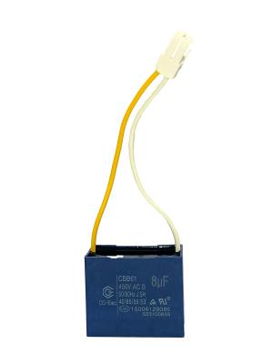 8MFD CBB61 starting capacitance AC Fan Capacitor 450V AC Motor Run Capacitor