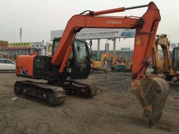 Japão vermelho Isuzu Engine ZX70-5A Hitachi 7 Ton Excavator