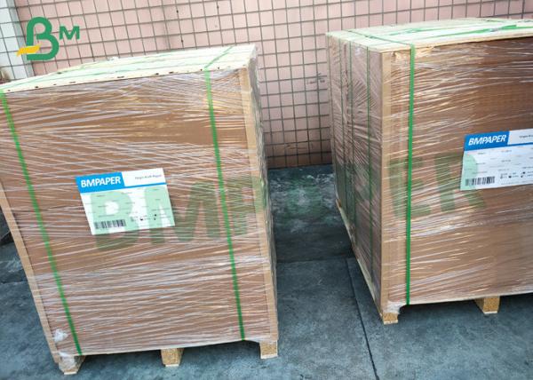 Papel de grande resistência de papel de embalagem 70g do Virgin 80g Brown para o empacotamento do cimento