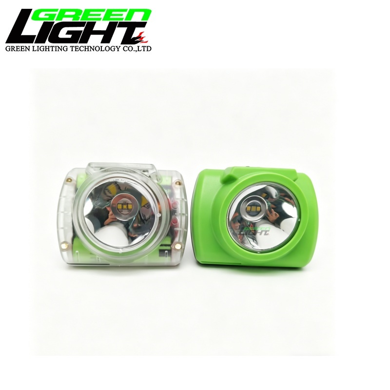 Rechargeable Cordless Mining Cap Lamp LED Miner Headlamp 20000Lux High Brightness IP68 Waterproof with OLED Display