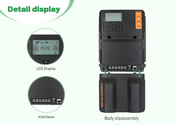 Natural Cooling MPPT Solar Charge Controller 40A 150V Max PV Voltage