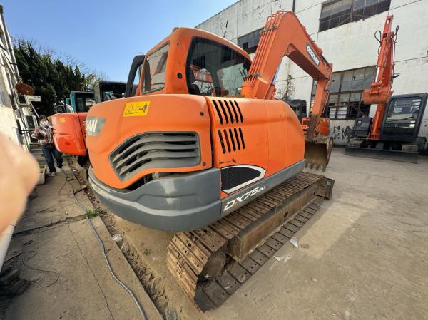 Doosan DX75-9C Used Mini Excavator Excellent Condition Original Color 0-2000 Working Hours