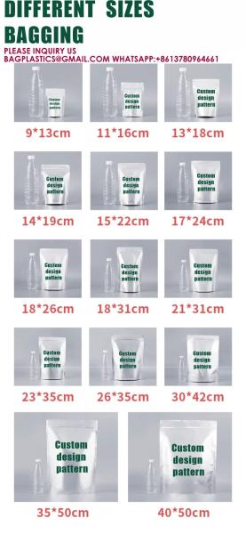 Resealable Food Packaging Stand Up Pouches Dried Fruit Snacks Zip Bags Self-Sealing Bags