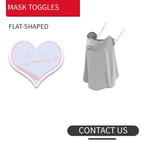 Вашабле чернота Тоглес затвор шнура пластмассы Солнца 9мм лицевого щитка гермошл