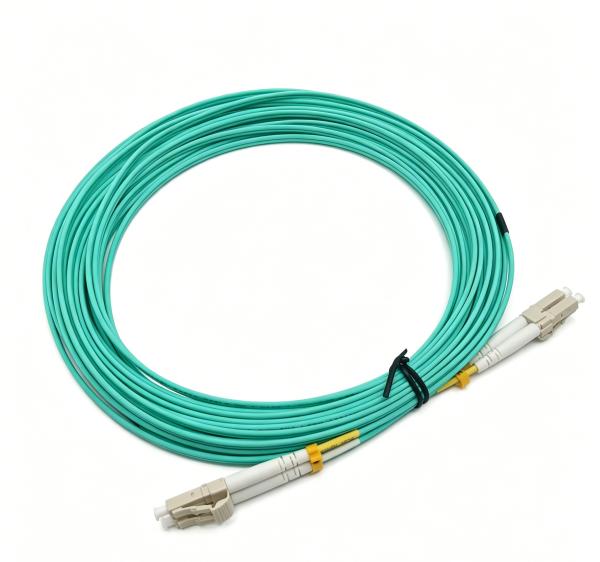 Low Insertion Loss LC/UPC-LC/UPC OM3 Fiber Patch Cable LCUPC-LCUPCOM3(150)-DX-2.0mm-10M-LSZH With RoHS Compliance