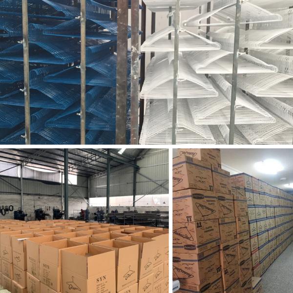 40.5cm 1.9mm Wire Suit Hanger For Dry Cleaner Cold Weather Cloth 10.5kgs Per Box