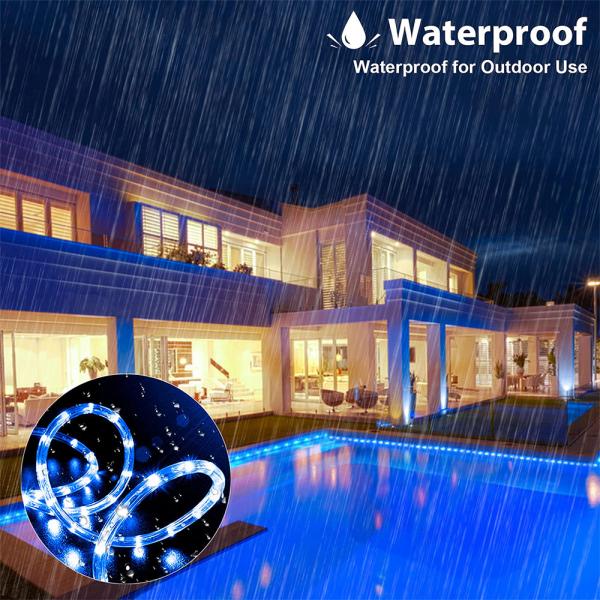 10M LED Rope Strip Lights Remote Control Outdoor LED Fairy Garland Lights
