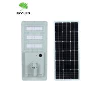 la lampe 60w à énergie solaire de logement en aluminium intégrée a mené le réverbère