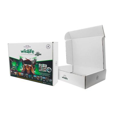 Lamination Magnetic Closure White Cardboard Gift Boxes With Lids For Drop Shipping Box