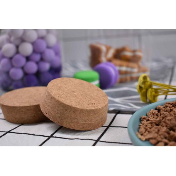 Герметизировать большого стеклянного опарника крышек естественной пробочки ODM LFGB Wearproof хороший