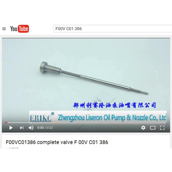 JAC FooVC01386 FooV C01 386 For BOS common rail injector control valve seal kit , genuine valve common rail F 00V C01 386