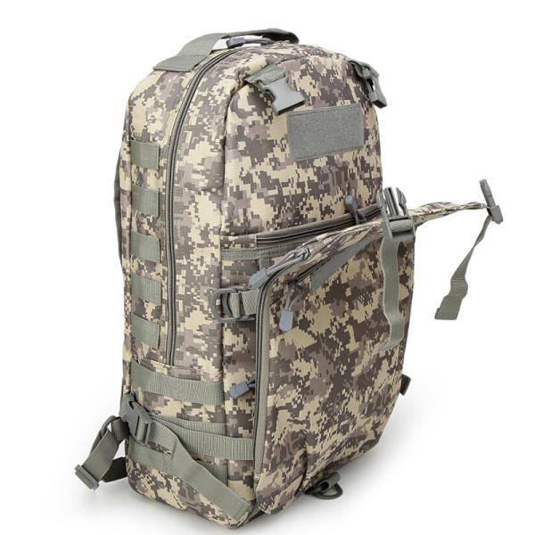 Полиэстерная подкладка 45L вместимость на открытом воздухе Пешеходные поездки рюкзак с внутренним отсеком